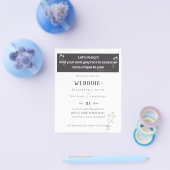 NEU! DESIGN EIGENEN WEDING INVITATION FLYER!! Haus Flyer (Einzeln)