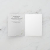 NEU! DESIGN EIGENES WEDDING-Programm, Menü, Ziel (Innenseite)