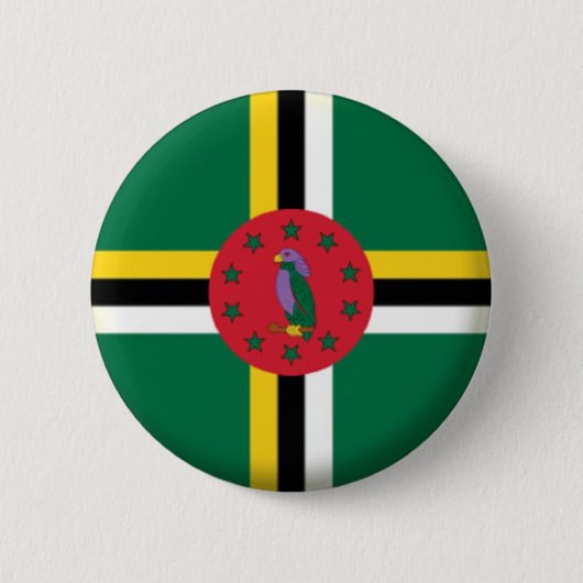 NEU! - DOMINICA-BUTTON-ABZEICHEN BUTTON (Vorderseite)