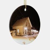 Neu-England Bauernhaus Keramik Ornament (Rechts)