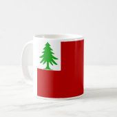 Neu-England Flagge Kaffeetasse (Vorderseite Links)