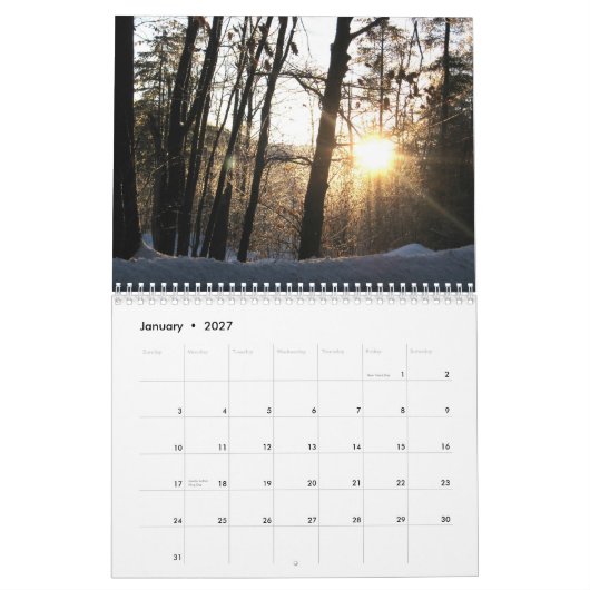 Neu-England Fotografiekalender Kalender (Jan 2027)