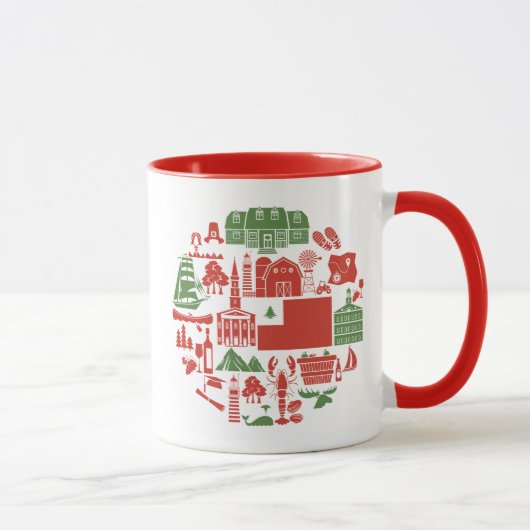 Neu-England Ikonen Tasse (Rechts)