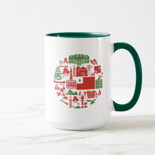 Neu-England Ikonen Tasse (Rechts)