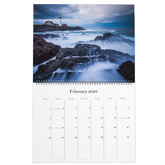 Neu-England Kalender (Feb 2026)