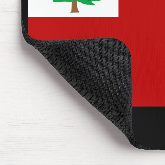 Neu-England Kiefern-Flagge Mousepad (Ecke)