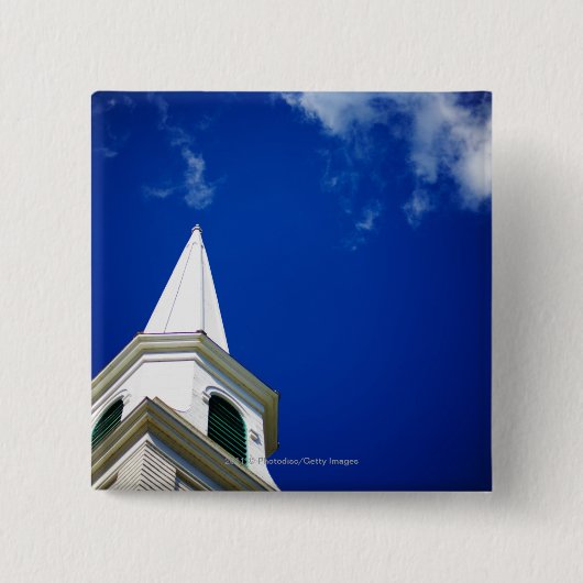 Neu-England KircheSteeple mit einem Button (Vorderseite)