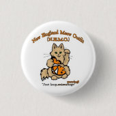 Neu-England Meow-Ausstattungs-Knopf Button (Vorderseite)