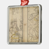 Neu-England, mittlere Staaten Silbernes Ornament (Links)