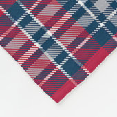 Neu-England Patriot-Fußball-Team färbt kariert Fleecedecke (Ecke)