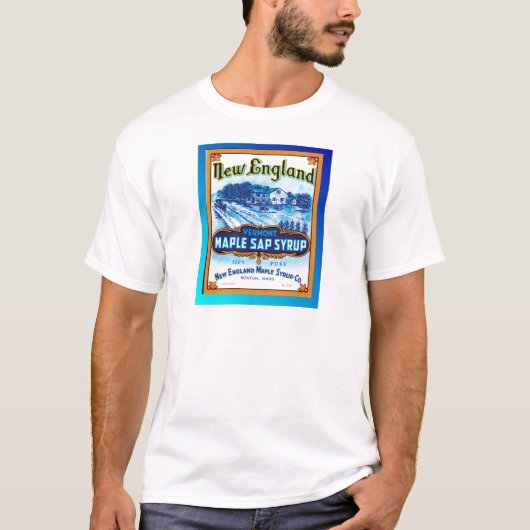 Neu-England Vermont Ahornsirup T-Shirt (Vorderseite)