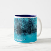 NEU-ENGLAND WINTER ZWEIFARBIGE TASSE (VorderseiteRechts)
