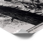 Neu entdeckte Bergwerke im Rocky Mountains Poster (Ecke)