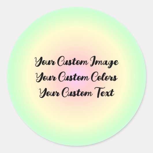Neu entwerfen aus Scratch - Design Runder Aufkleber (Vorderseite)