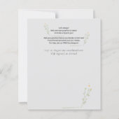 NEU! ENTWICKLUNGSEIGENE WEDDING INVITE - ab 0,50 (Rückseite)