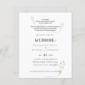 NEU! ENTWICKLUNGSEIGENE WEDDING INVITE - ab 0,50 (Vorne/Hinten)