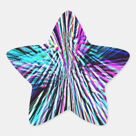 Neu erstellte Supernova durch Robert S. Lee Stern-Aufkleber (Vorderseite)