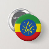 NEU! - ETHIOPIA BUTTON RÜCKKEHR ABZEICHEN (Vorne & Hinten)