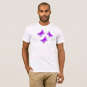 NEU! Fibromyalgia-Schmetterlinge T-Shirt (Vorne ganz)