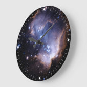Neu formende Sterne Große Wanduhr (Winkel)