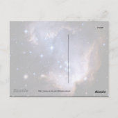 Neu formende Sterne Postkarte (Rückseite)