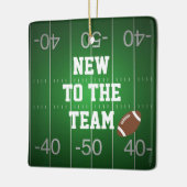 NEU FÜR DAS TEAM - Der 1. Weihnachtsfußball des Ba Keramikornament (Links)