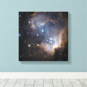 Neu geformte Sterne Leinwanddruck (Insitu (Holzboden))