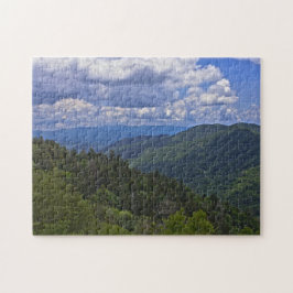 Neu gefundene Lücke, Große, spottige Berge Foto Pu Puzzle
