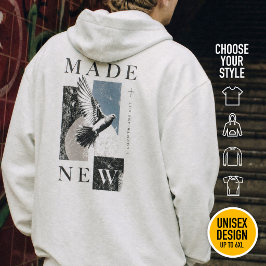 Neu gemacht 2. Korinther 5:17 Christliche Streetwe Hoodie
