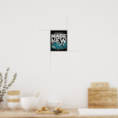 Neu getauft gemacht Taufe Poster (Küche)