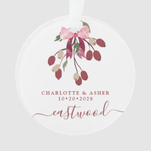 Neu gezapftes Mr. & Mrs. Christmas Ornament