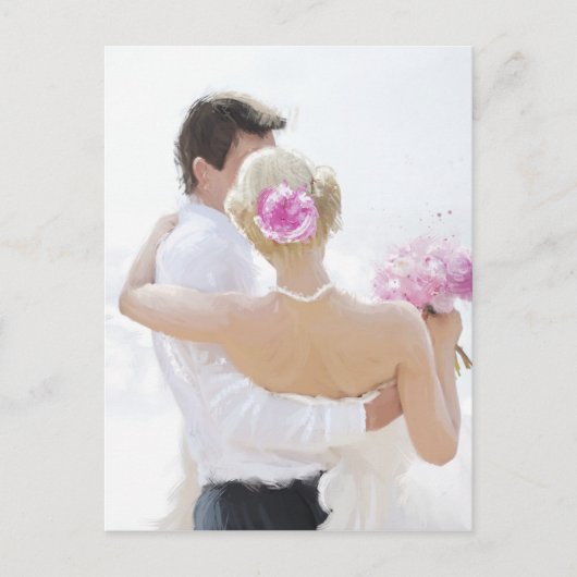 Neu gezogenes Paar Postkarte (Vorderseite)