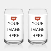 NEU! Glas - Konfektionsform - 16 oz - Set von 2 (Vorderseite)