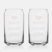 NEU! Glas - Konfektionsform - 16 oz - Set von 2 (Rückseite)