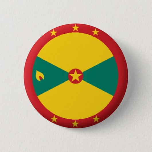 NEU! - GRENADA BUTTON BACK ABZEICHEN (Vorderseite)