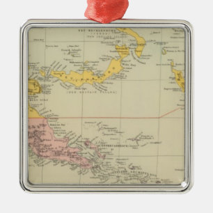 Neu-Guinea und die Salomonen Ornament Aus Metall