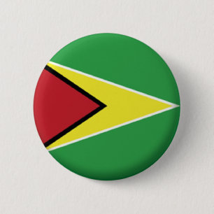 NEU! - GUYANA BUTTON BACK ABZEICHEN