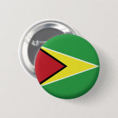 NEU! - GUYANA BUTTON BACK ABZEICHEN (Vorne & Hinten)