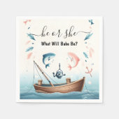 Neu-Haken Köder Fisch Fisch Fisch Fisch Fisch Fisc Serviette (Vorderseite)