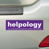 NEU! Helpology Autoaufkleber (Auf Auto)