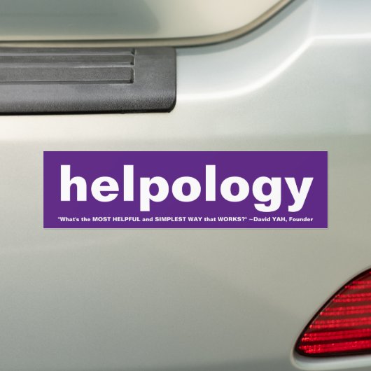 NEU! Helpology Autoaufkleber (Auf Auto)