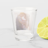 NEU! Hochzeitssänger Shot Glass - rosa Text 1,5 oz Schnapsglas (Rückseite)