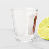 NEU! Hochzeitssänger Shot Glass - rosa Text 1,5 oz Schnapsglas (Links)