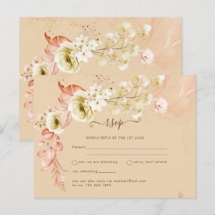 NEU! Hübsche Blume aus Korallenoliven gemischte CO Postkarte