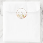 NEU! Hübsche Blume aus Korallenoliven gemischte CO Runder Aufkleber (Tasche)