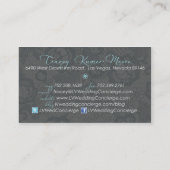 Neu Ihre LV-Hochzeits-Visitenkarte Visitenkarte (Rückseite)