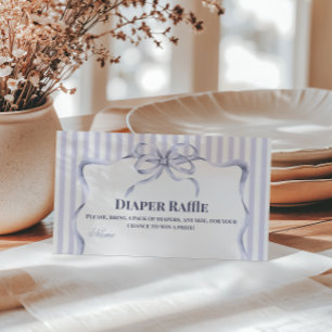 Neu im Club Blue Boy Golf Baby Shower Windel Begleitkarte