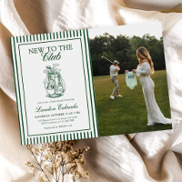 Neu im Club Golf Junge Baby Shower Foto