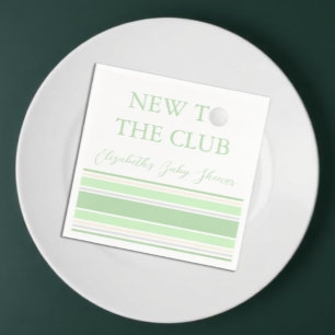 Neu im Club Preppy-Baby-Party Serviette