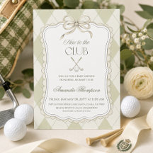 Neu im Club: Sage Green Golf Baby Shower
